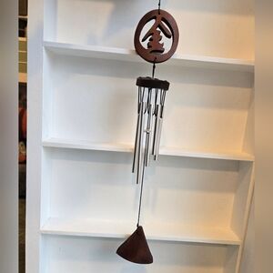 Oriental Wood and Silver Wind Chime